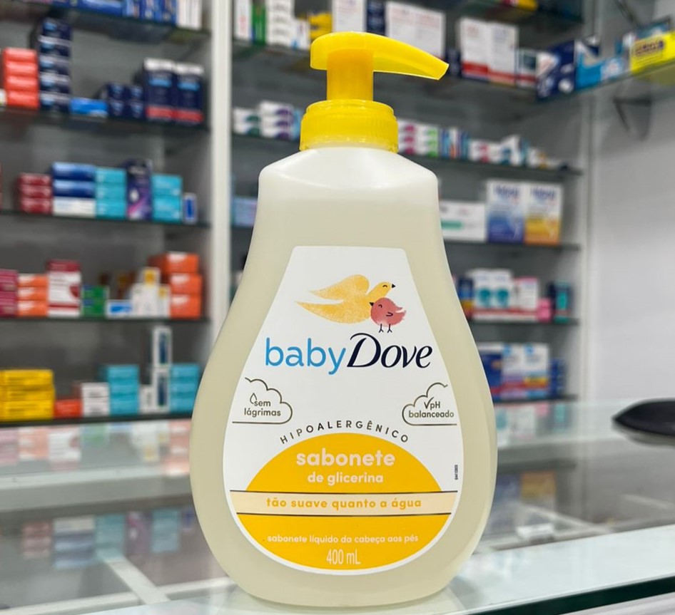 Sabonete Líquido Glicerina Baby Dove Hidratação Glicerinada 400ml