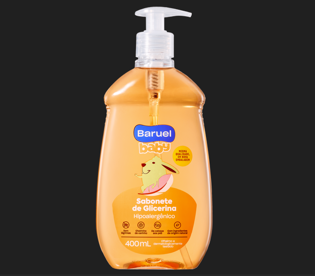 SBT. LIQ BARUEL BABY C/ GLICERINA 400ML