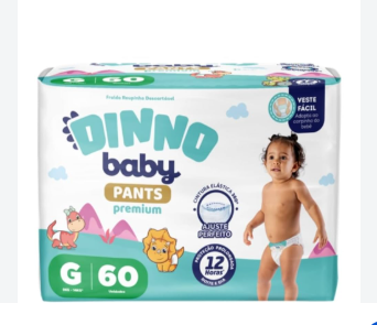 FRALDA DINNO BABY PANTS PREMIUM BAG G60