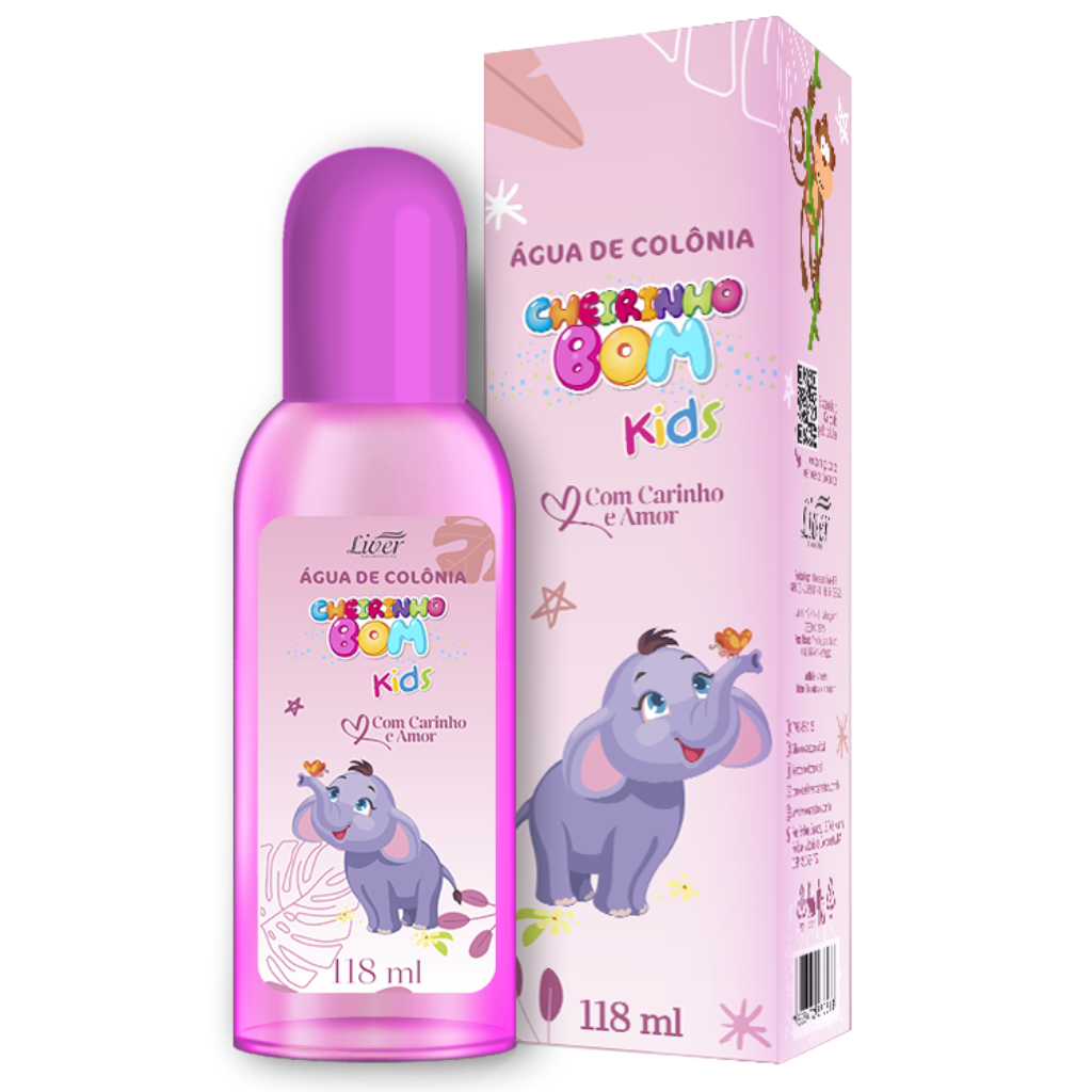 Água de Colônia Infantil Cheirinho Bom Kids 118ml