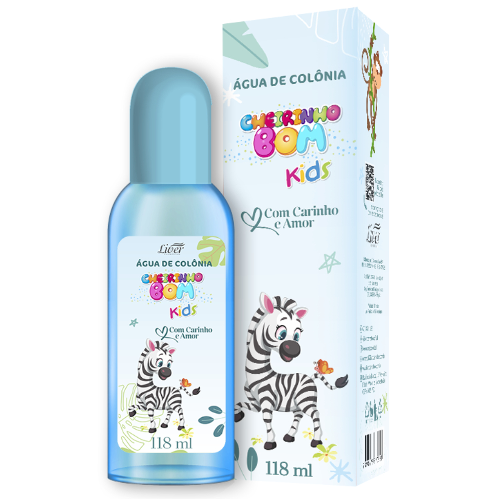 Água de Colônia Infantil Cheirinho Bom Kids 118ml