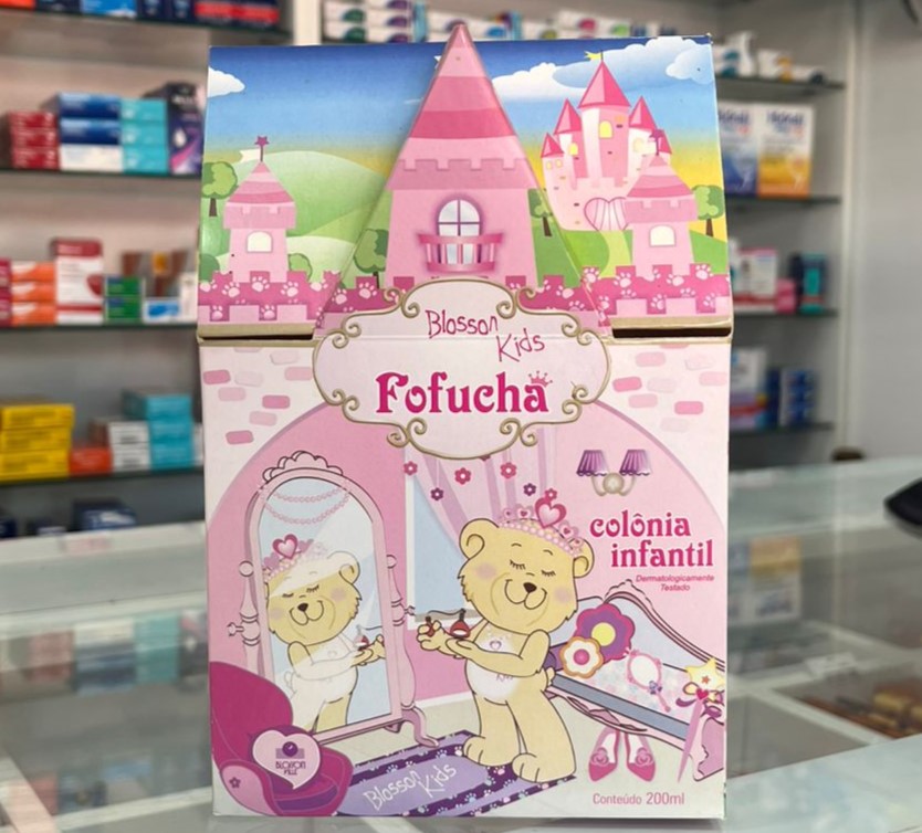 Colônia Blosson Kids Fofucha Original Cheirinho de Bebê 200m Blossin Ville