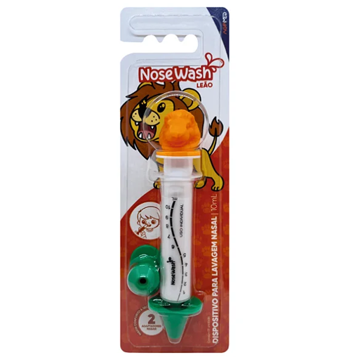 SERINGA P/LAVAGEM NASAL 10ML LEAO (NOSEWASH) (AGPME)