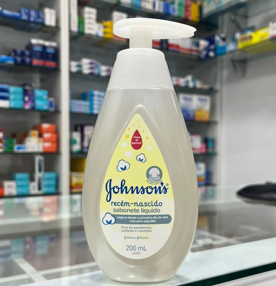 Sabonete Líquido Johnson's Baby Recém-Nascido 200ml