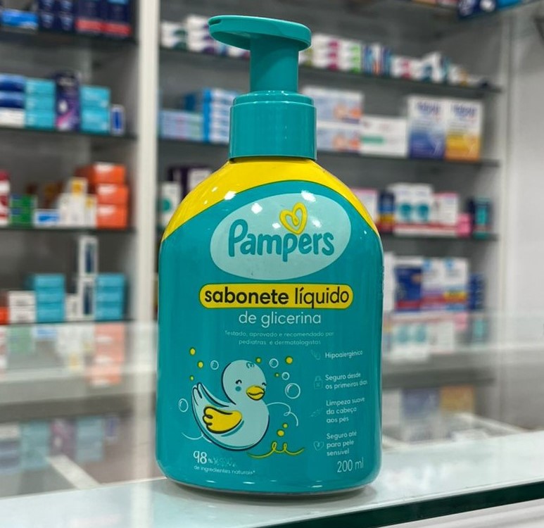 Sabonete Líquido De Glicerina Pampers 200ml