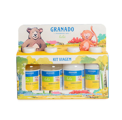 KIT VIAGEM DO BEBE 4X60ML